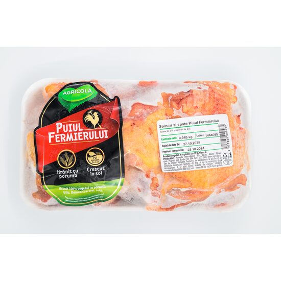 Spinari Si Spate de Puiul Fermierului Agricola, tavita, congelate, 700g