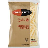 Cartofi congelati Farm Frites Crinkle Fries. 2,5kg